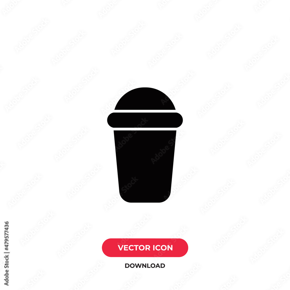 Coffee cup icon vector. Coffee sign Coffee cup icon vector. Coffee sign
