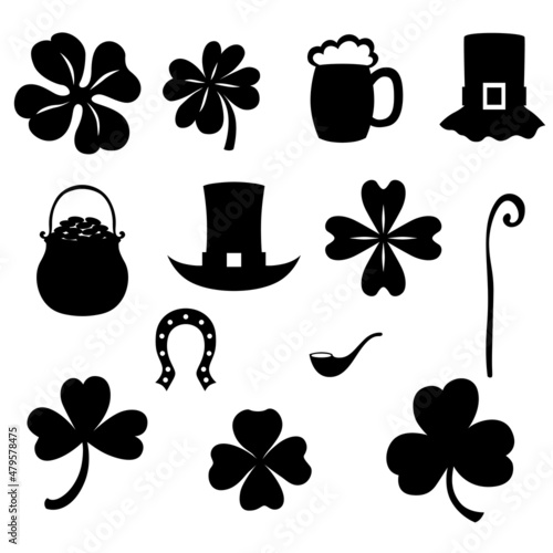 St. Patrick's day icon set