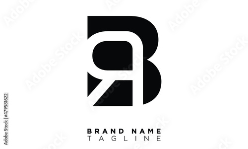 Alphabet letters Initials Monogram logo RB, BR, R and B