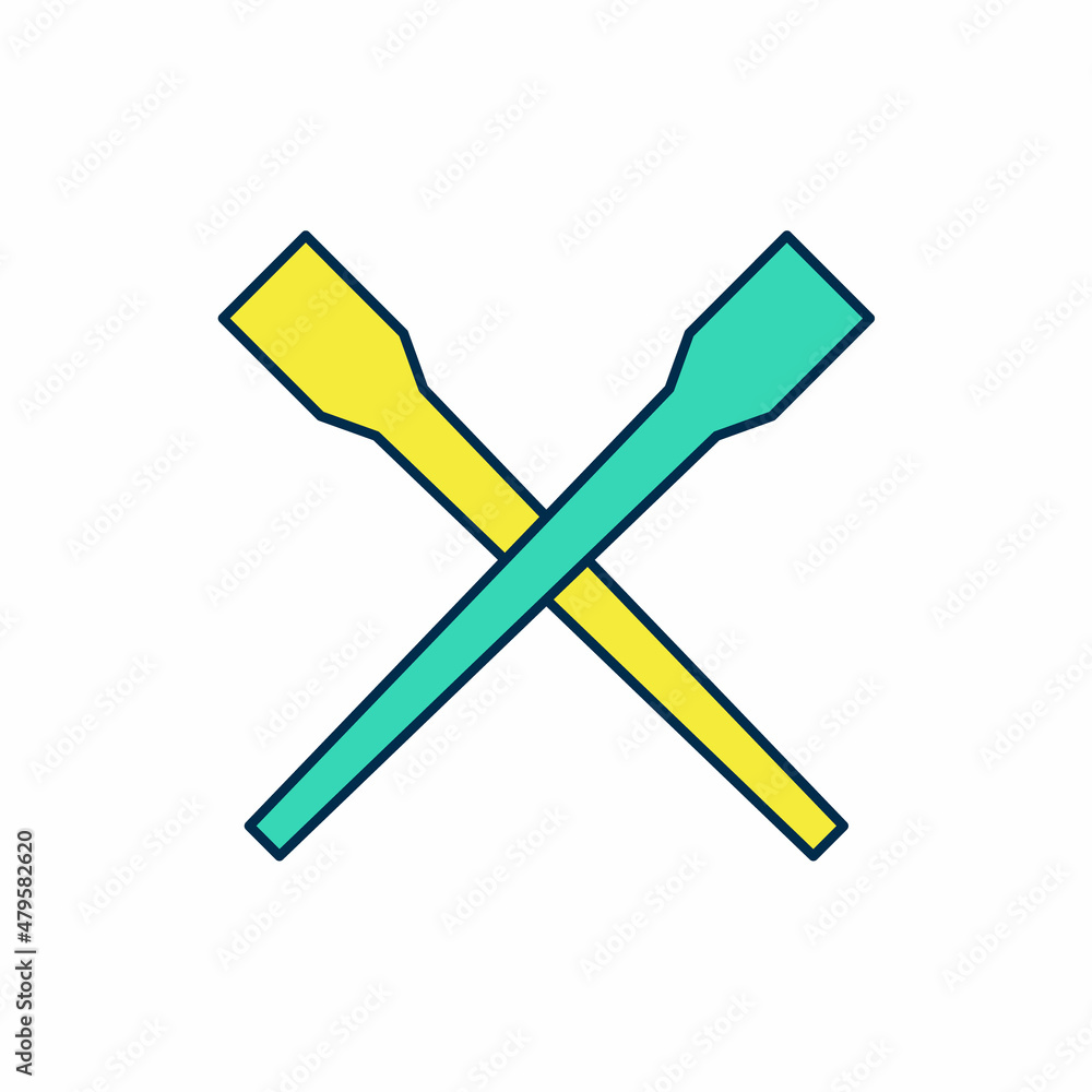 Filled outline Food chopsticks icon isolated on white background. Wooden Korean sticks for Asian dishes. Oriental utensils. Vector Filled outline Food chopsticks icon isolated on white background. Wooden Korean sticks for Asian dishes. Oriental utensils. Vector