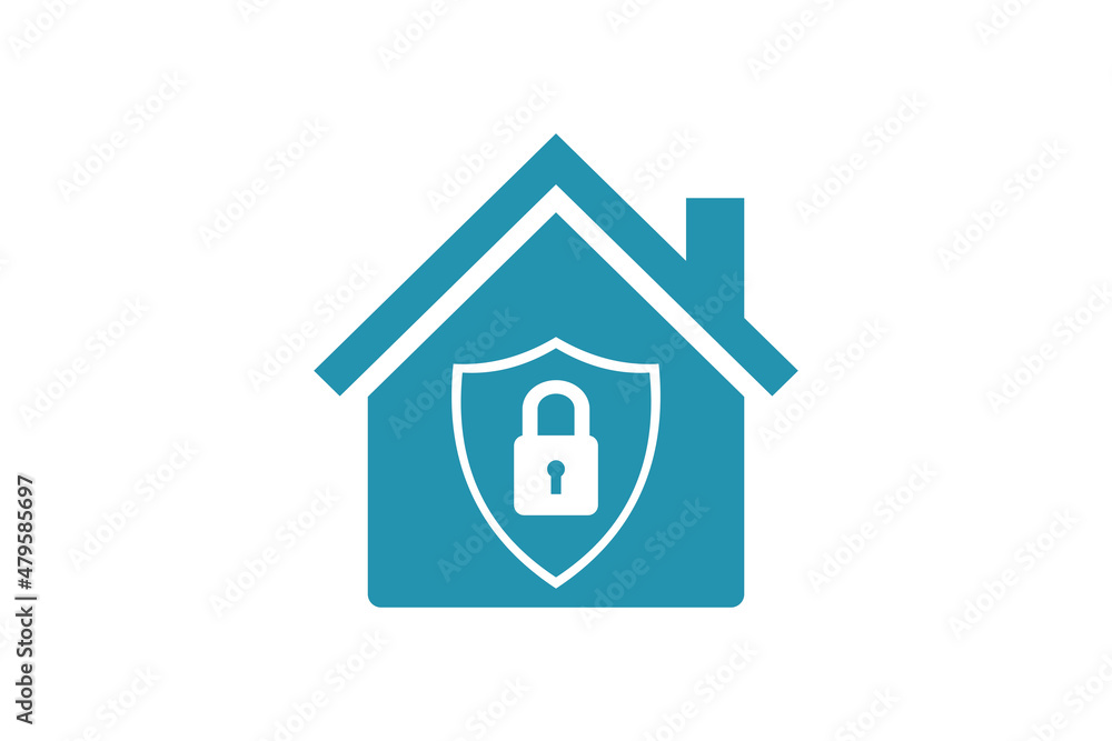 house an shield lock icon on white background for website, application, printing, document, poster design, etc. vector EPS10 house an shield lock icon on white background for website, application, printing, document, poster design, etc. vector EPS10