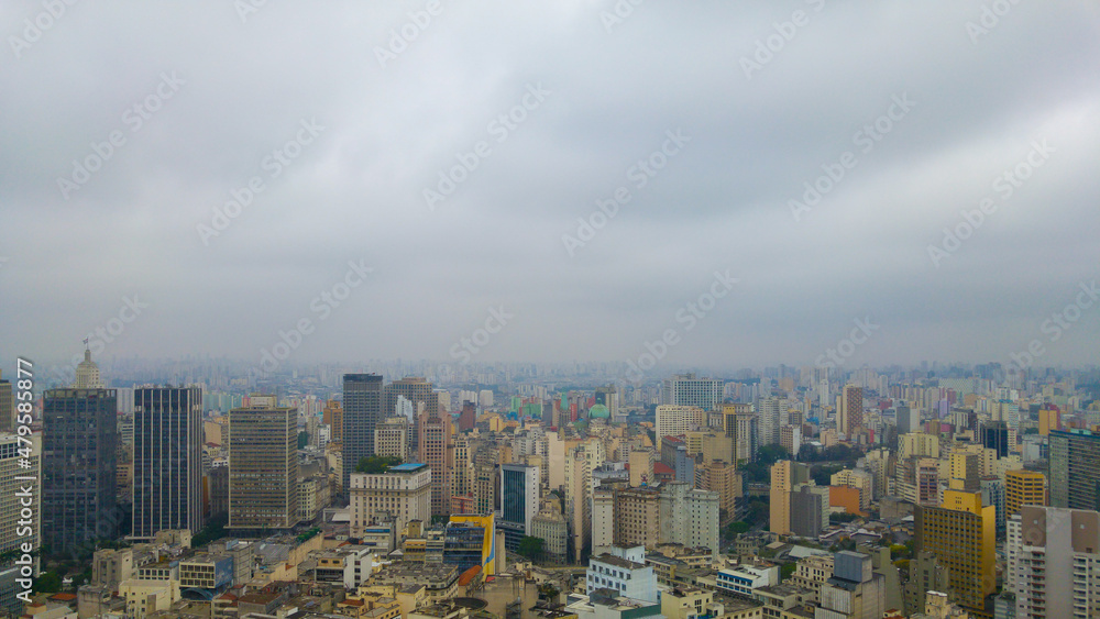 Aerial view of Sao Paulo downtown Skyline Aerial view of Sao Paulo downtown Skyline