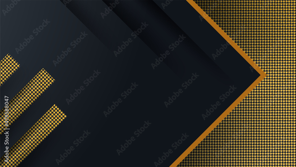 Black gold background Stock Vector | Adobe Stock