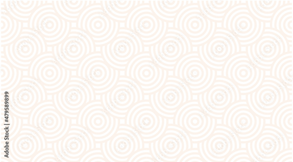 Abstract vector background of cream circles overlapping each other on white background. Seamless pattern. Modern, neutral background. Copy space. Abstract vector background of cream circles overlapping each other on white background. Seamless pattern. Modern, neutral background. Copy space.