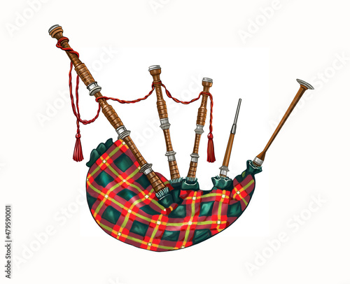 bagpipe, musical instrument