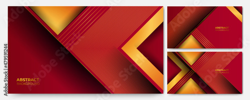 Red and gold background