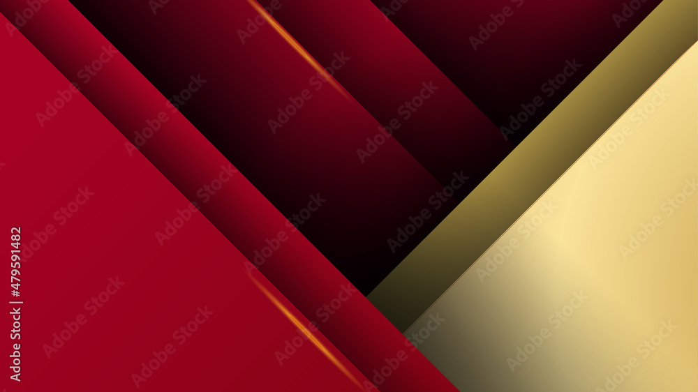 Red and gold background