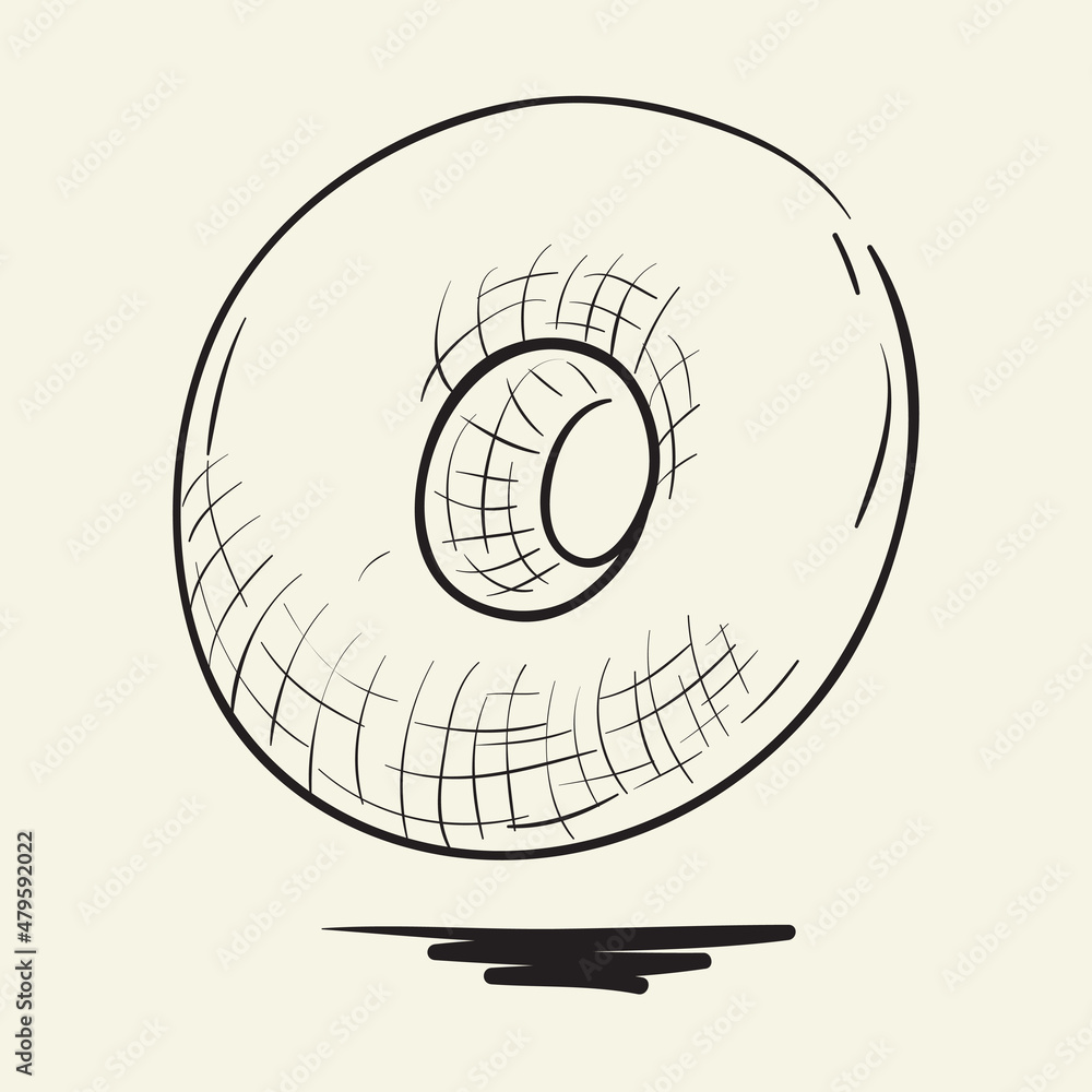 bagel hand drawn vector llustration bagel hand drawn vector llustration
