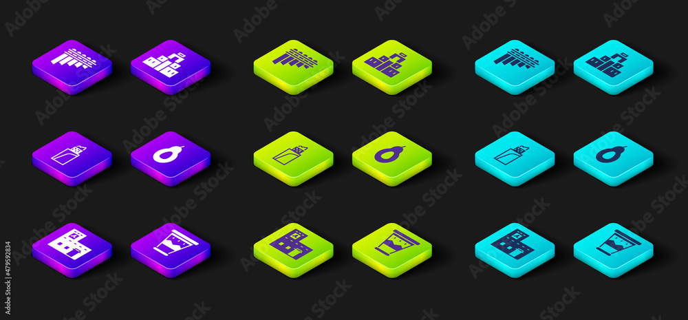 Set Mexican house, drum, Burrito, Avocado, Chichen Itza in Mayan and Pan flute icon. Vector Set Mexican house, drum, Burrito, Avocado, Chichen Itza in Mayan and Pan flute icon. Vector