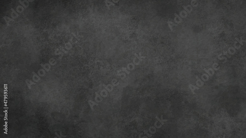 Texture of dark gray concrete wall, Texture of a grungy black concrete wall as background. Abstract splashes of water on black background.