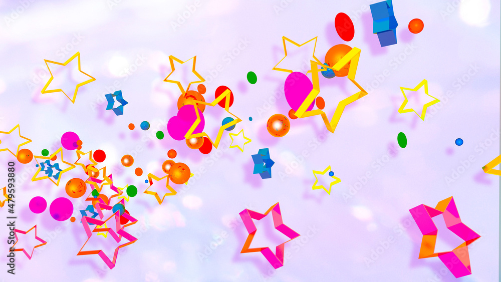 confetti and stars confetti and stars