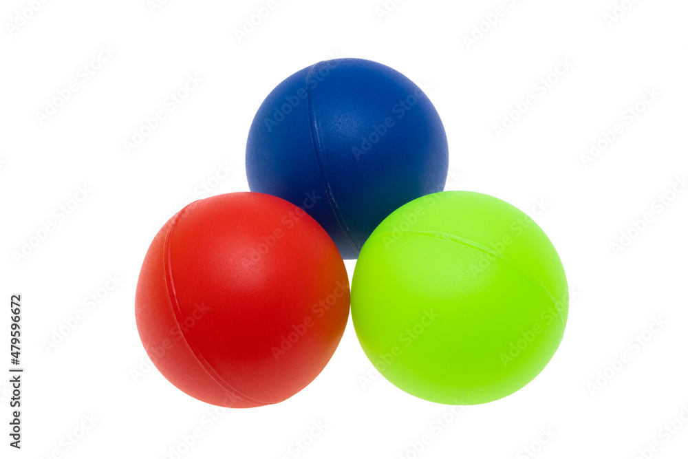 colored table tennis balls isolated colored table tennis balls isolated