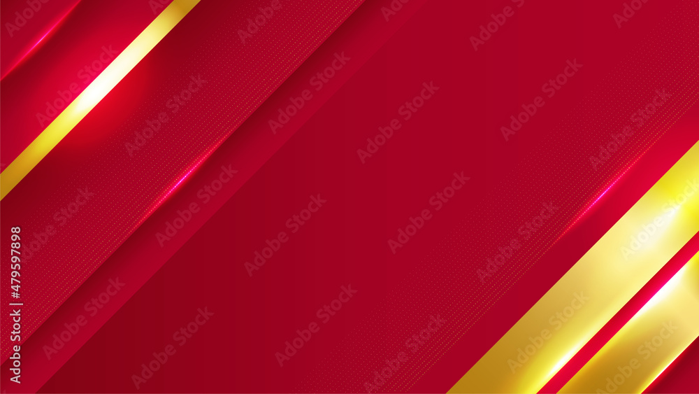 Elegant red maroon and gold background with overlap layer. Suit for business, corporate, institution, party, festive, seminar, and talks Elegant red maroon and gold background with overlap layer. Suit for business, corporate, institution, party, festive, seminar, and talks