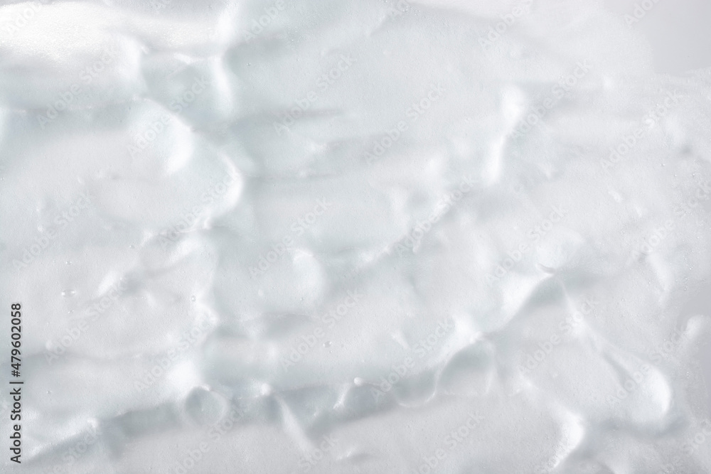 Fototapeta premium Shaving foam texture close up.