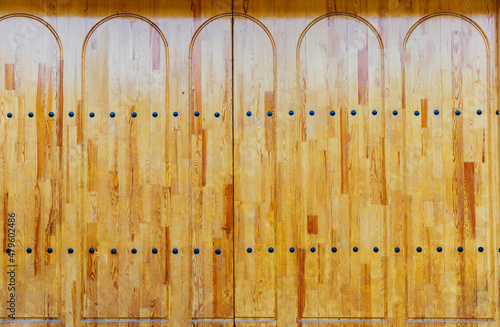 Wooden planks gate texture ...