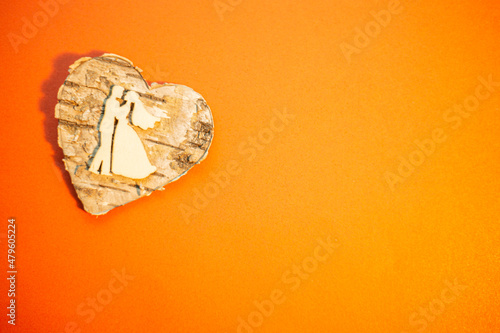 Fototapeta Naklejka Na Ścianę i Meble -  Para, serce