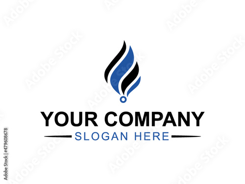 Modern business logo design vector and template