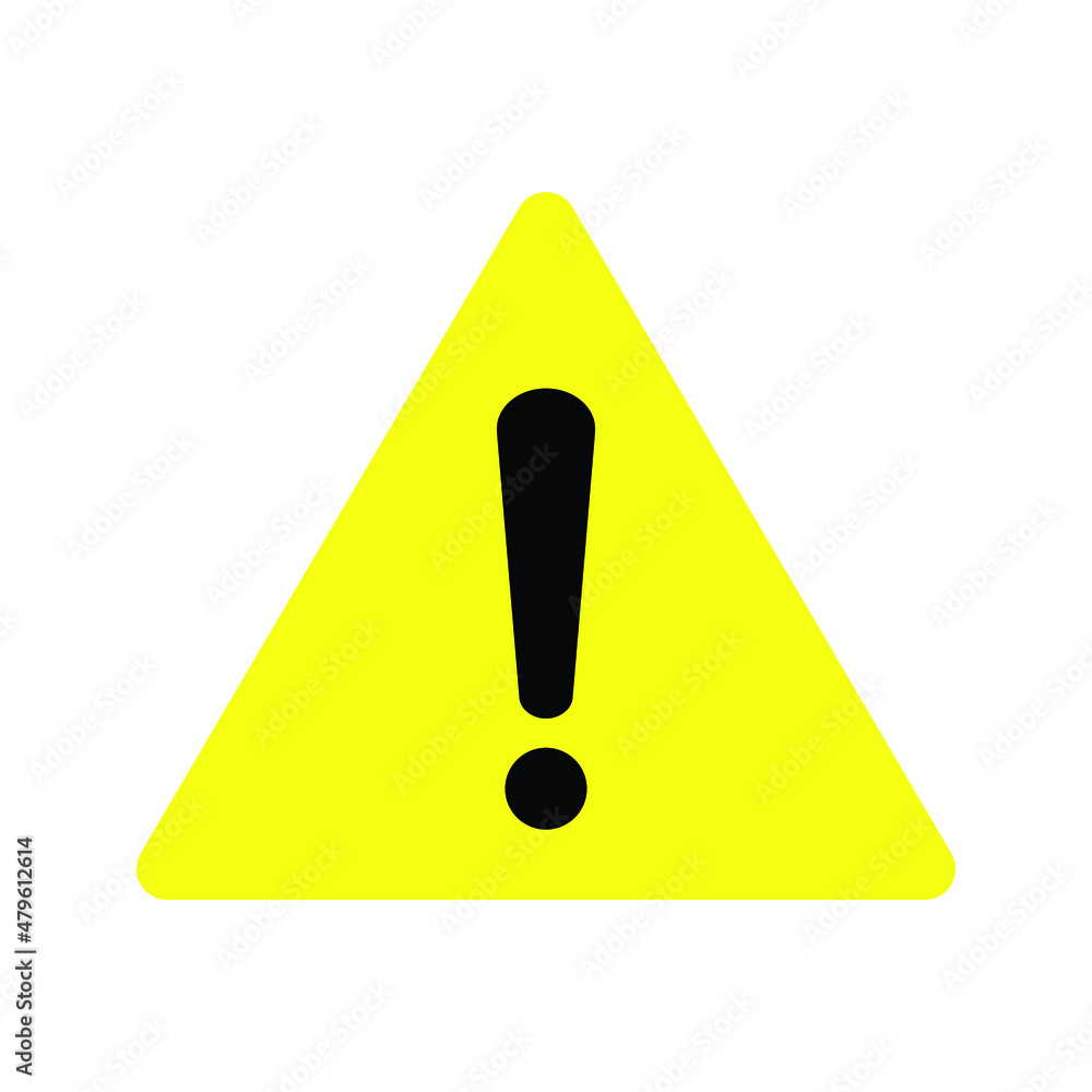Warning icon. Attention icon. Danger symbol. Vector illustration of eps 10 with a white background Warning icon. Attention icon. Danger symbol. Vector illustration of eps 10 with a white background