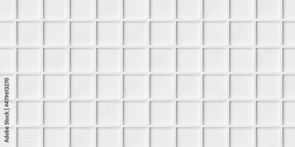 Many inset white cube boxes block background wallpaper banner full frame filling Many inset white cube boxes block background wallpaper banner full frame filling