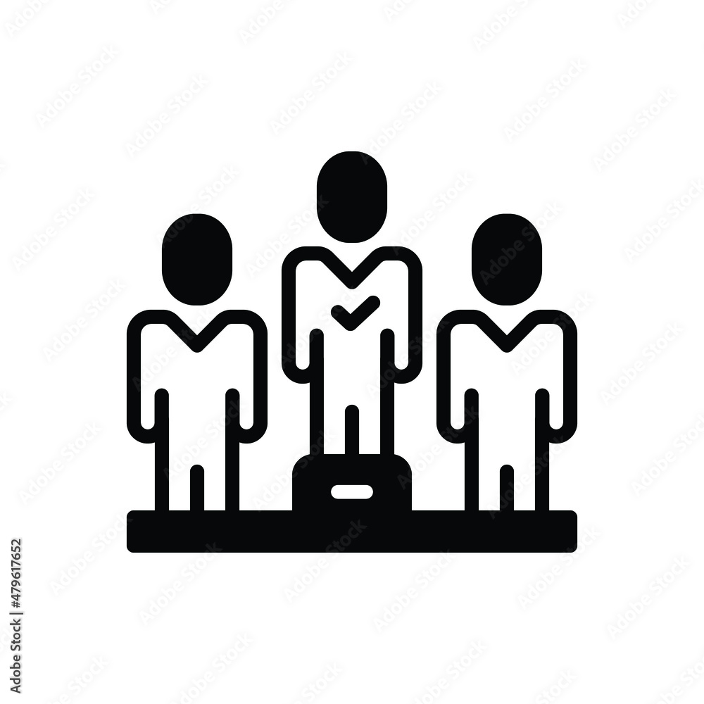 Black solid icon for eligibility Black solid icon for eligibility