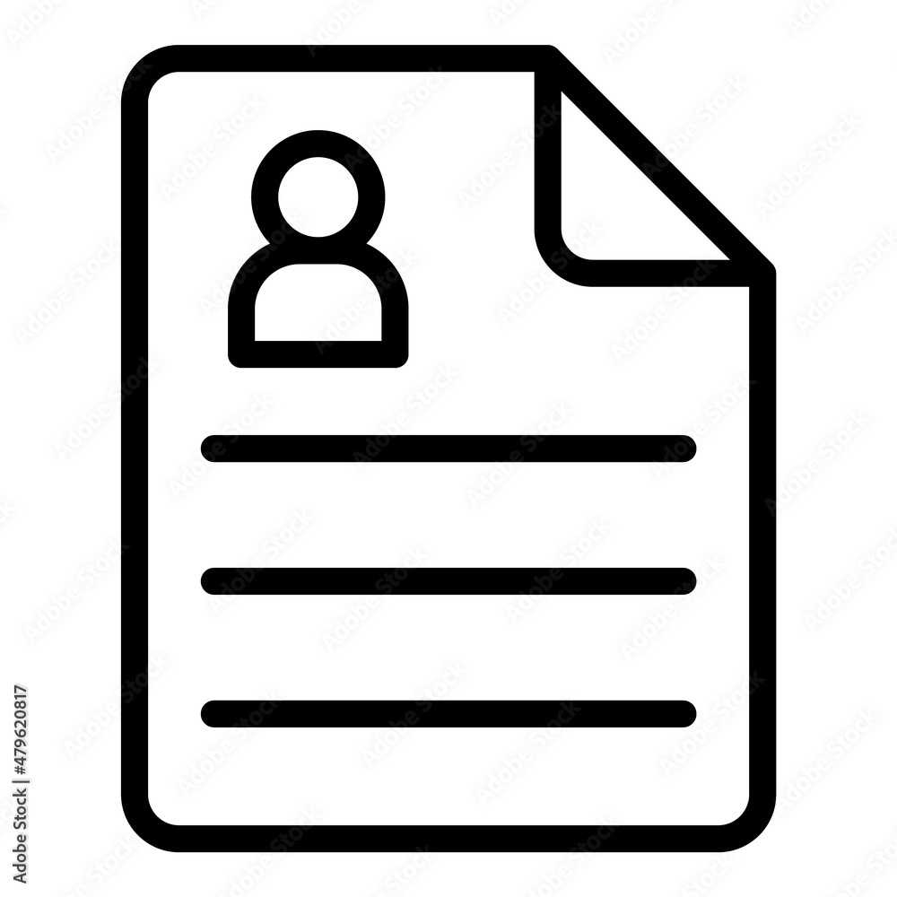 Document Flat Icon Isolated On White Background Document Flat Icon Isolated On White Background