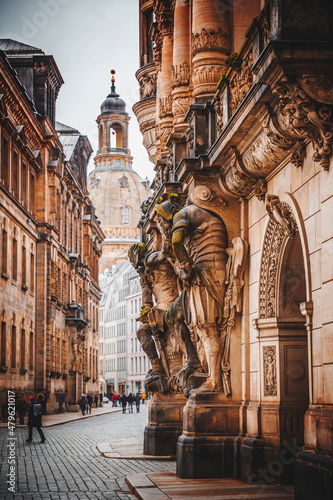 George Gate in Dresden old ...