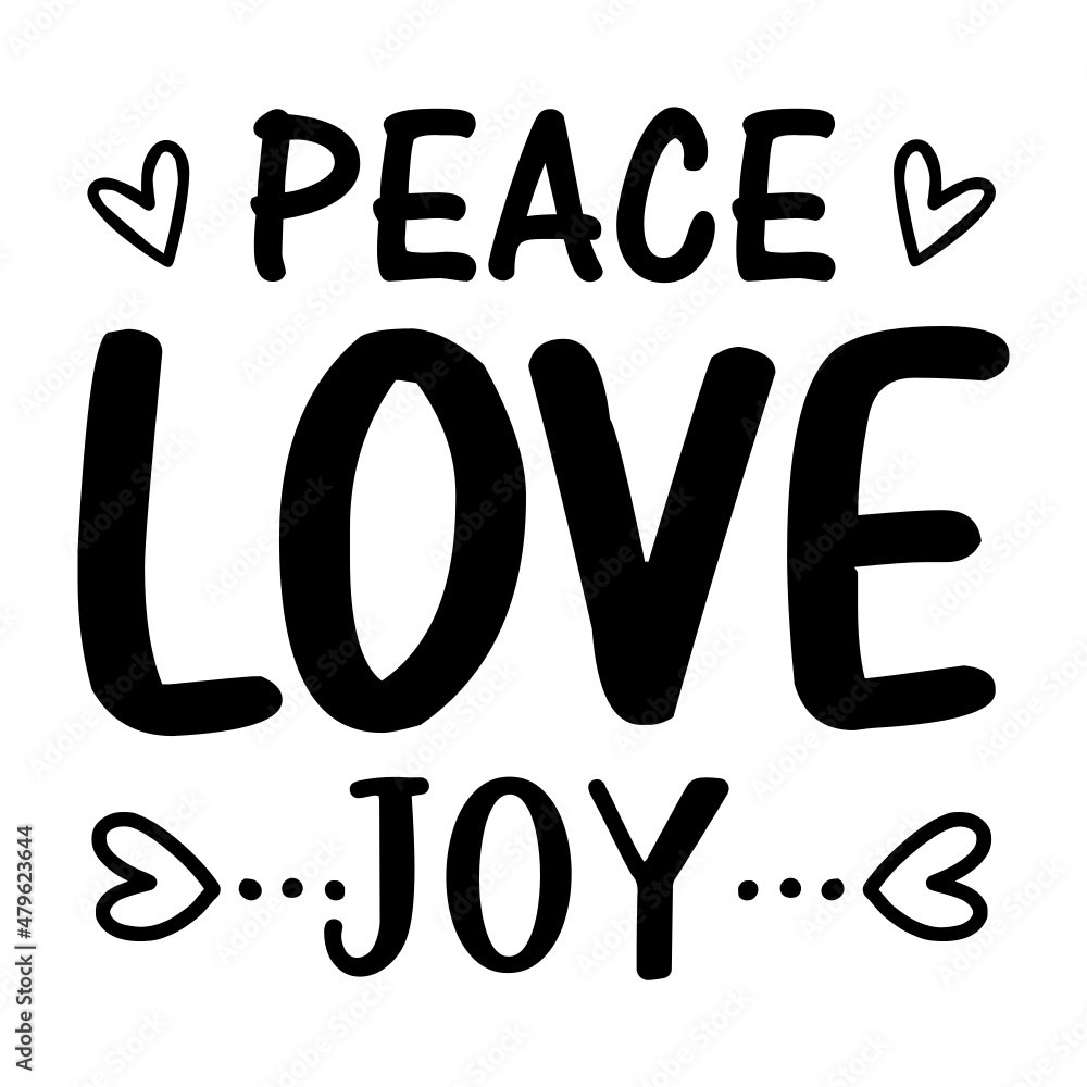 Peace Love Joy svg 
