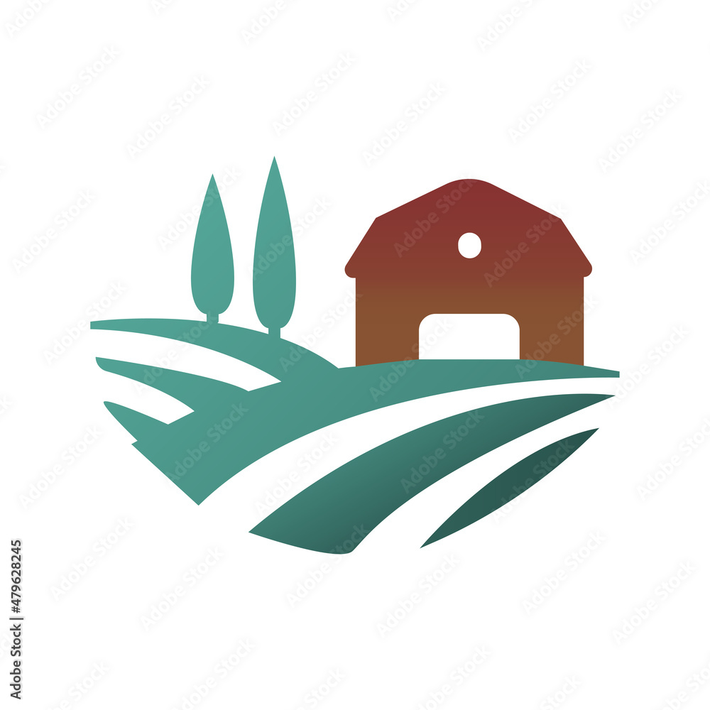 farm icons on white background, vector illustration