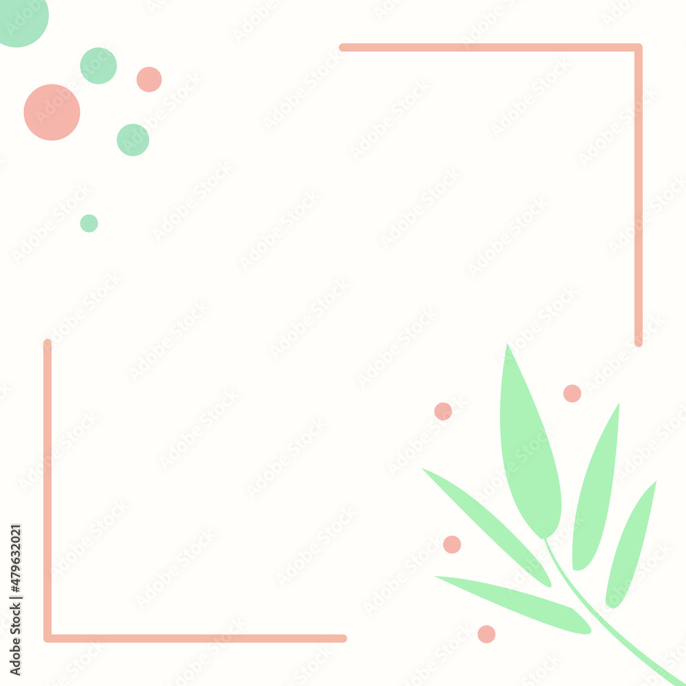 abstract background design with smooth color and white space for social
