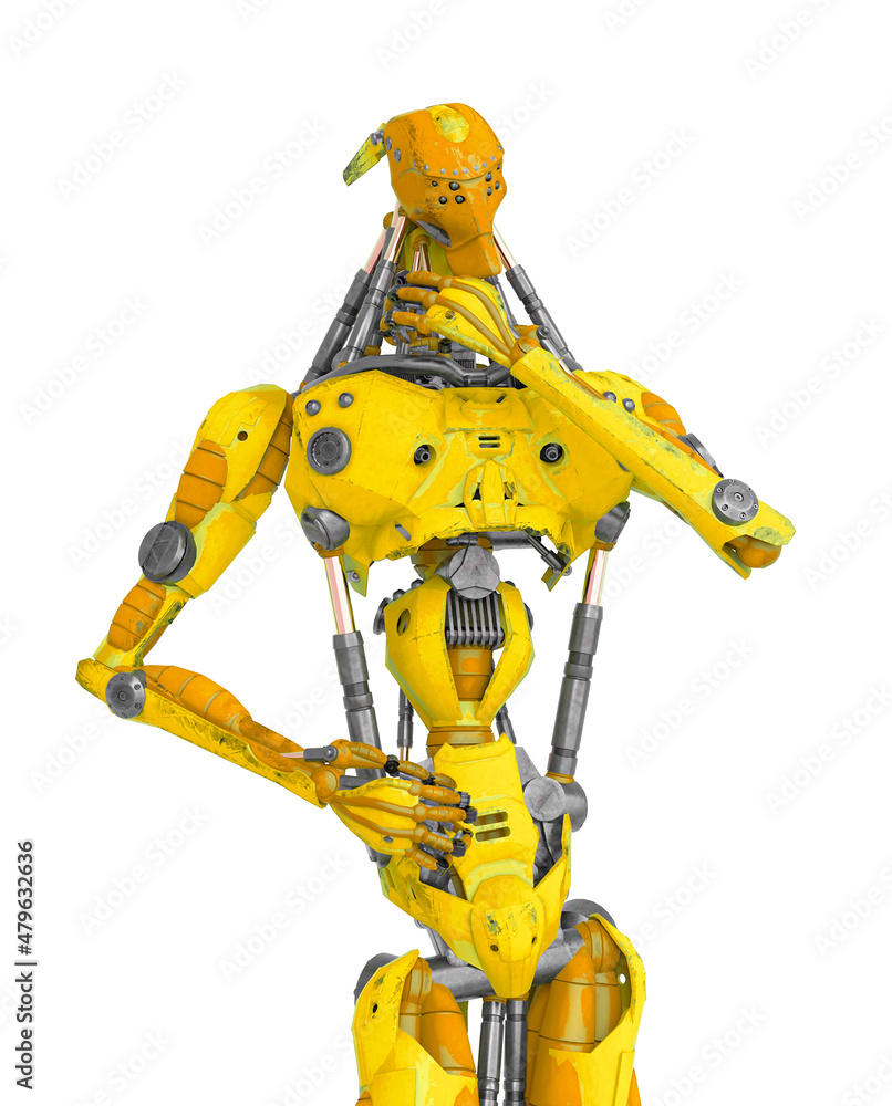 mechanical soldier is thinking about mechanical soldier is thinking about