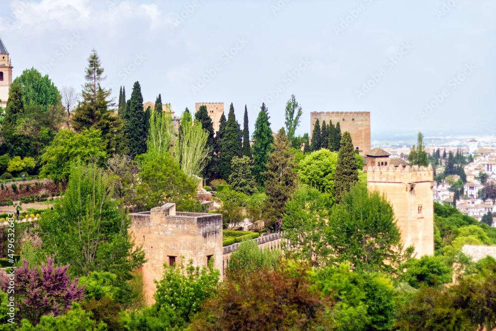 Alhambra Towers, Granada - Spain