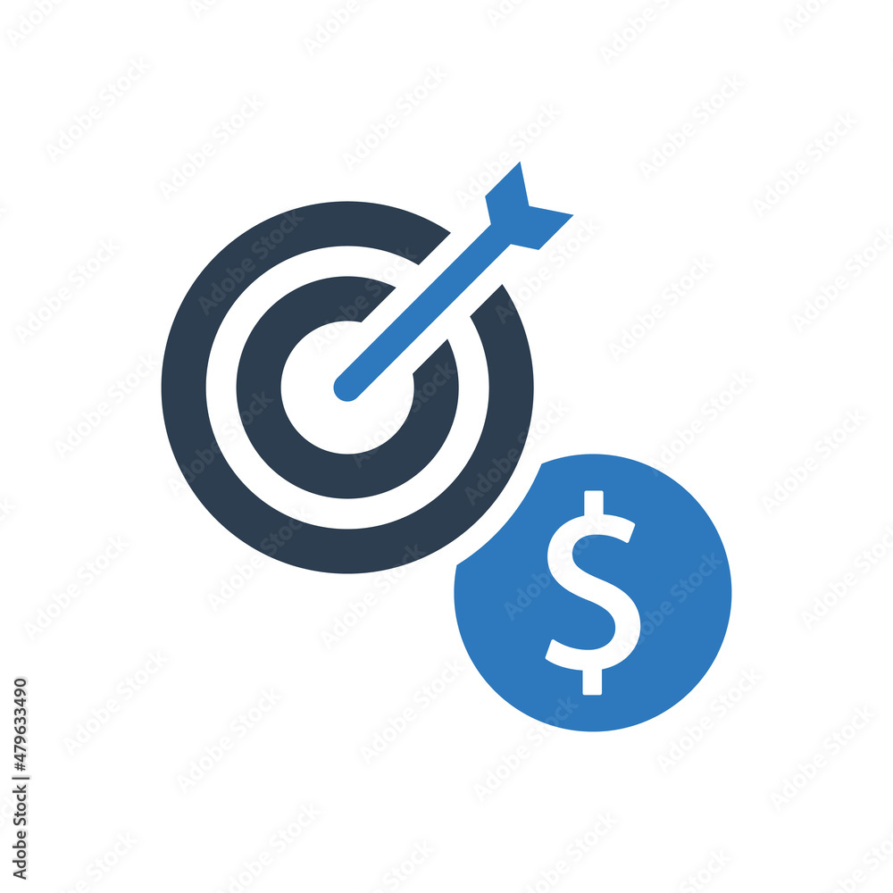 income target icon - profit target icon income target icon - profit target icon