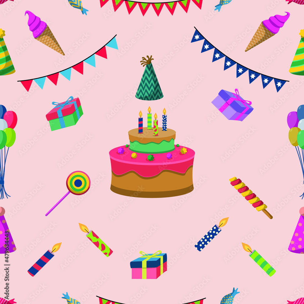 party seamless pattern, seamless and pattern design for your motif project
