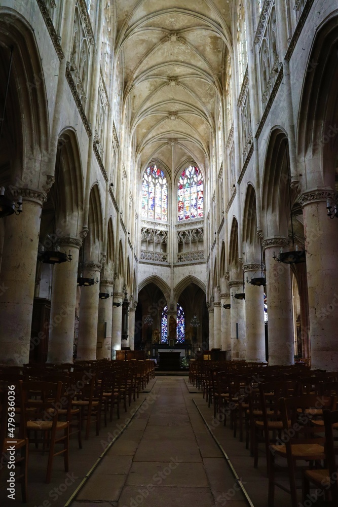 Nef de l'église Notre-Dame de Caudebec-en-Caux