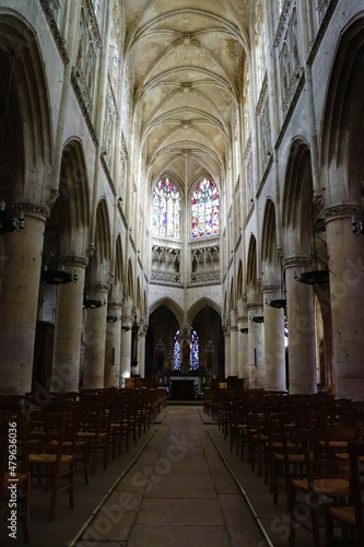 Nef de l   glise Notre-Dame de Caudebec-en-Caux