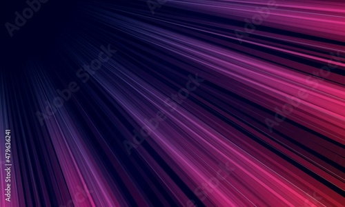 Neon abstract background with glowing lines. Northern lights. Milky Way. Flash of energy. LED strip. Refraction of light. Traces of rays. Digital technologies. Space. Vector illustration
