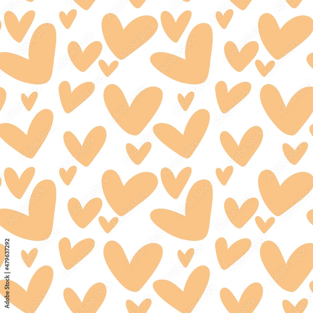Seamless valentines pattern with hearts for postcard and gifts and cards Seamless valentines pattern with hearts for postcard and gifts and cards