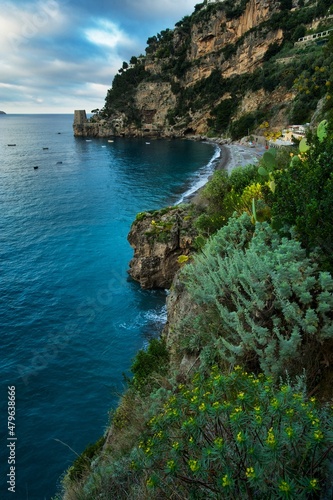 Coastline of Positano  Italy. 