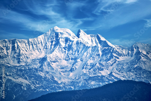 Mount Everest, Himalaya Blue Sky