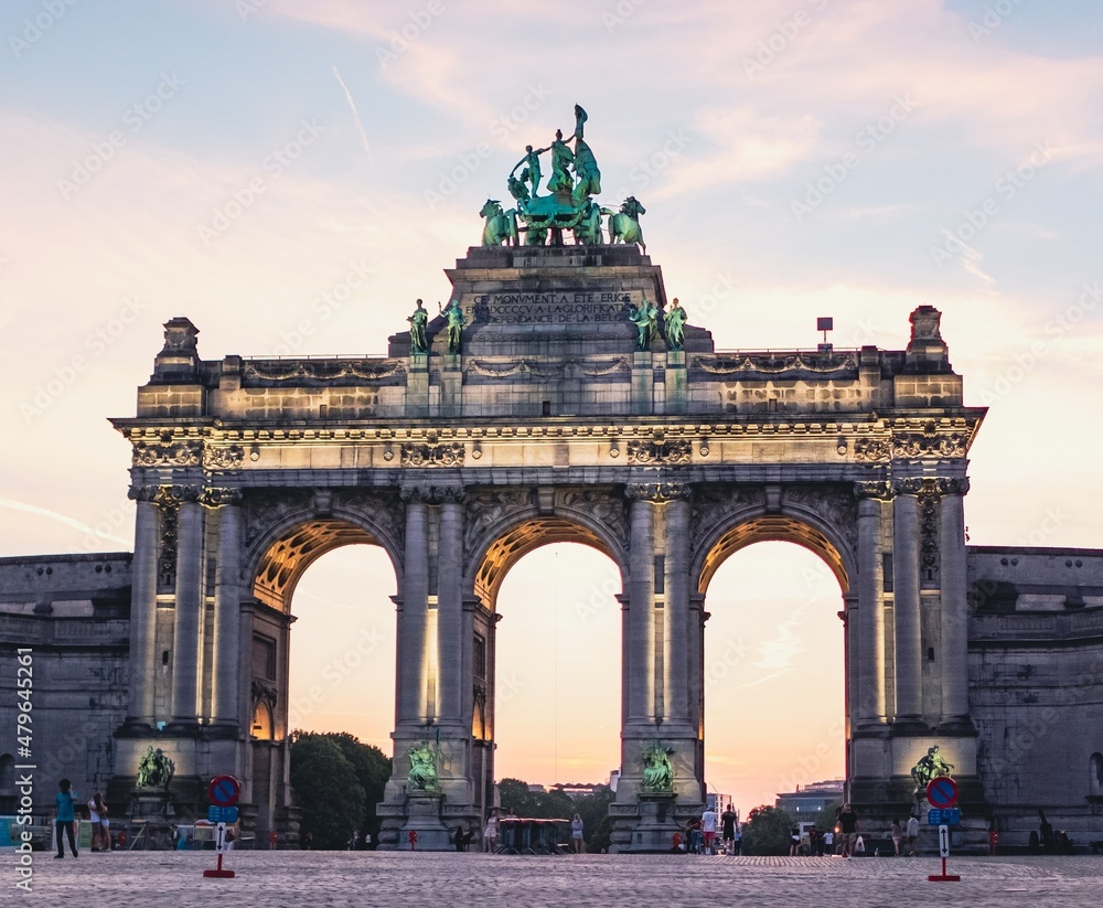 Obraz premium arc de triomphe city