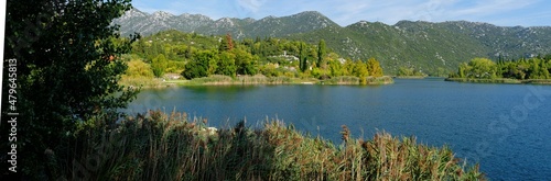 Scenic Lake Bacina Jezero in Croatia