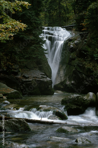 Szklarka waterfall  Karkonosze mountains  Poland