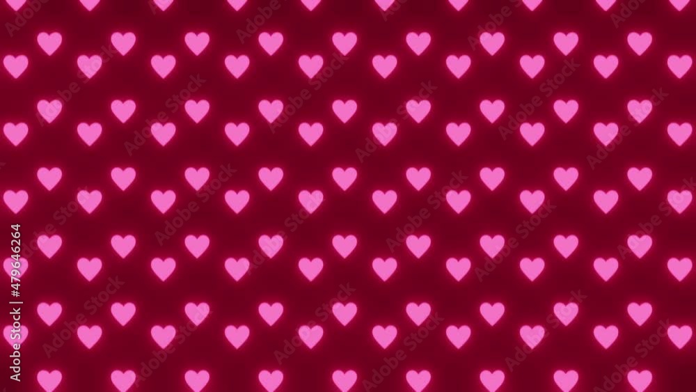 3d render animation hearts background 3d render animation hearts background