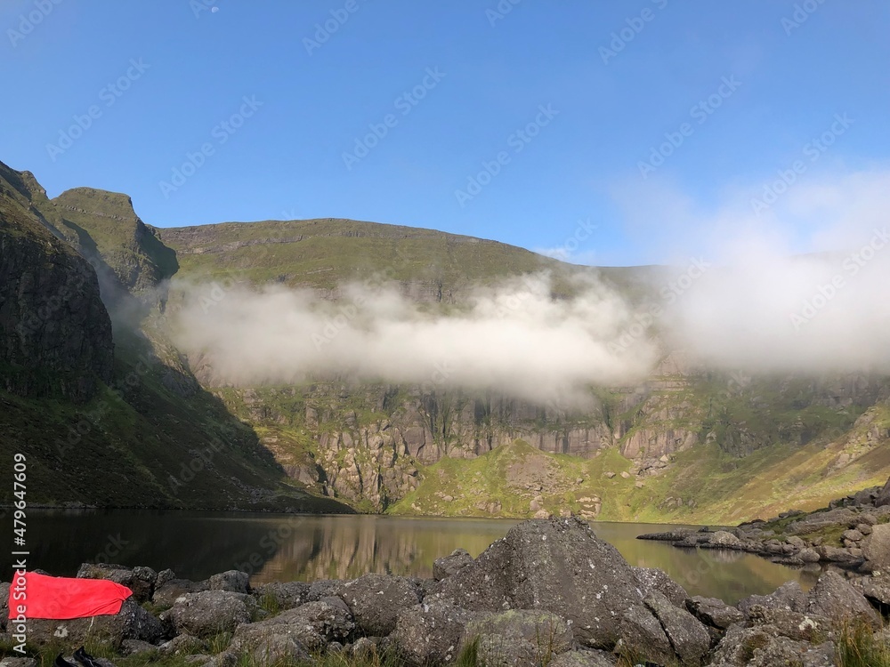 Fototapeta premium Clouds over landscape