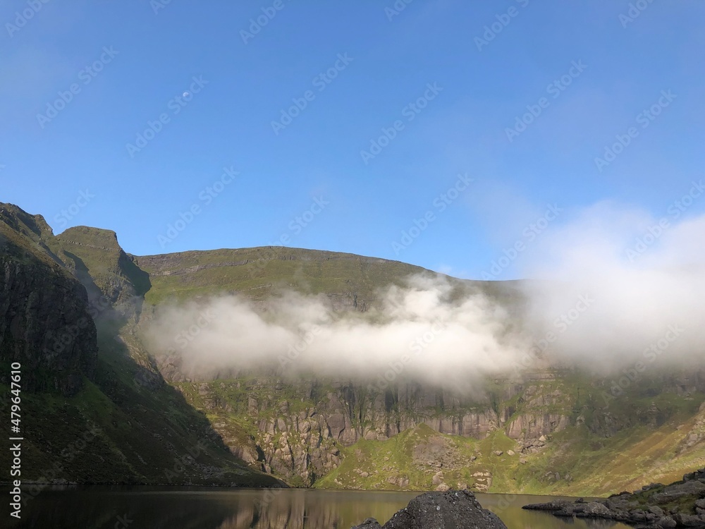 Fototapeta premium Clouds over landscape