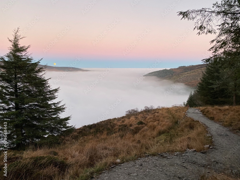 Glendalough in the clouds