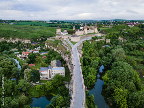 Old Kamenetz-Podolsk fortress near Kamianets-Podilskyi town.