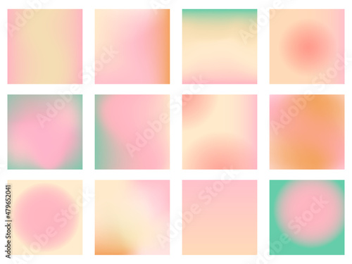 Social media backgrounds stories with abstract gradient design