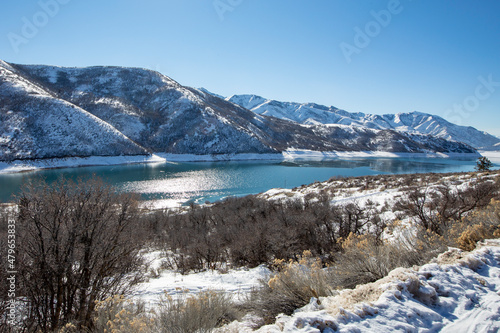 Winter water landscape