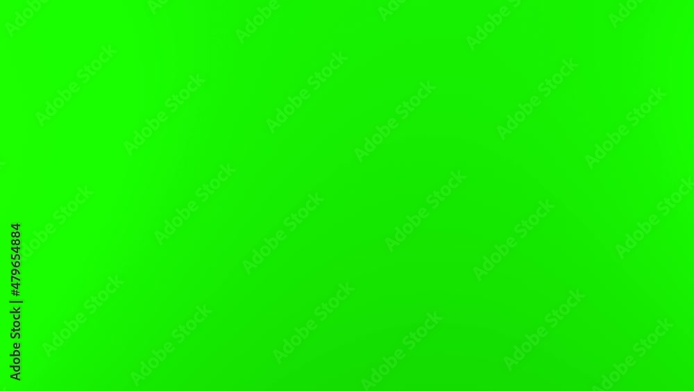 Empty stamp on chromakey background. Put a stamp on a document. Green